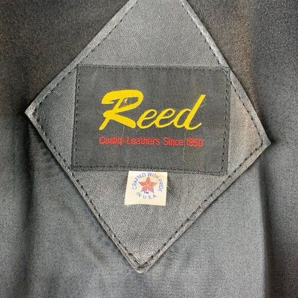 Vintage Reed Leather Corvette Jacket – Made in USA Tag - Rare Find - Picture 3 of 9
